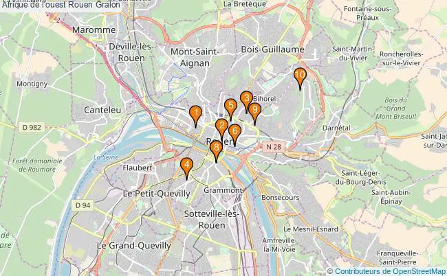 plan Afrique de l'ouest Rouen Associations Afrique de l'ouest Rouen : 9 associations