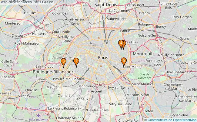 plan Afro-descendantes Paris Associations afro-descendantes Paris : 7 associations