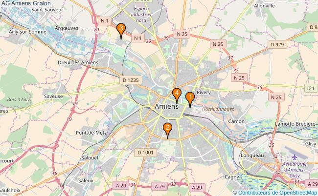 plan AG Amiens Associations AG Amiens : 3 associations