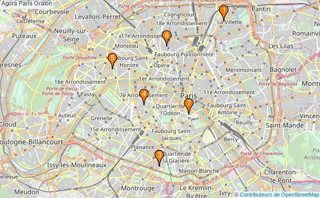 plan Agora Paris Associations agora Paris : 10 associations