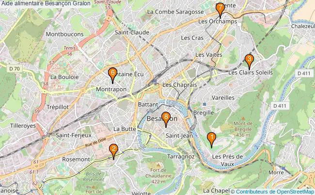 plan Aide alimentaire Besançon Associations aide alimentaire Besançon : 8 associations