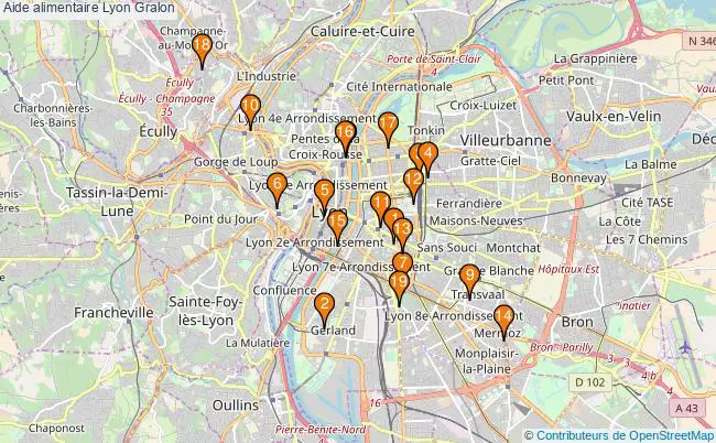 plan Aide alimentaire Lyon Associations aide alimentaire Lyon : 20 associations