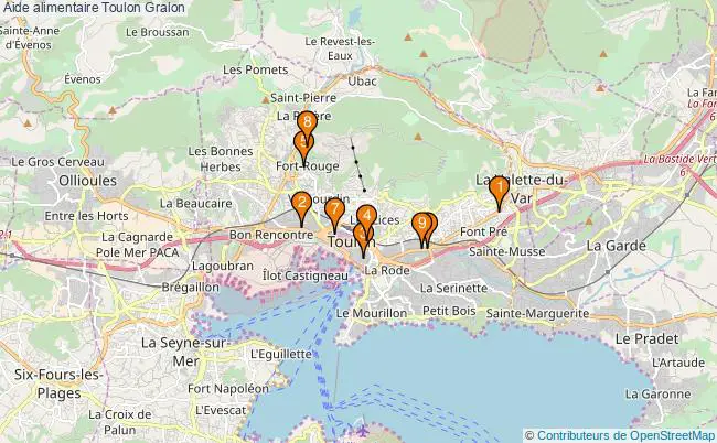 plan Aide alimentaire Toulon Associations aide alimentaire Toulon : 11 associations