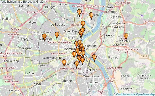 plan Aide humanitaire Bordeaux Associations aide humanitaire Bordeaux : 31 associations
