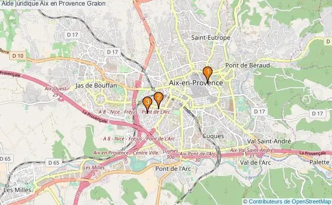 plan Aide juridique Aix en Provence Associations aide juridique Aix en Provence : 3 associations