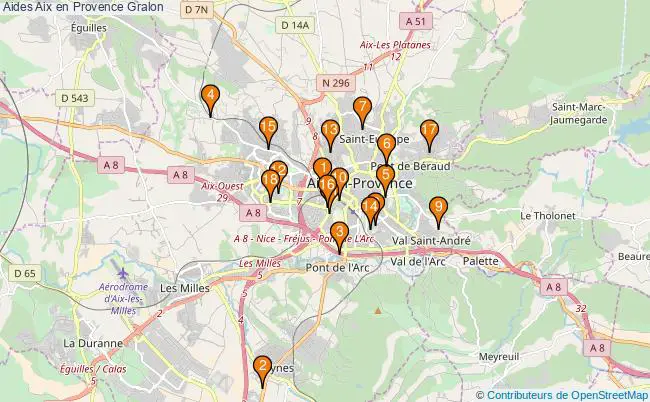 plan Aides Aix en Provence Associations aides Aix en Provence : 20 associations