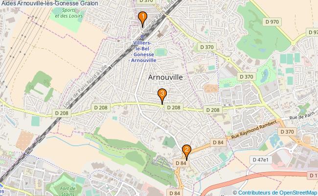 plan Aides Arnouville-lès-Gonesse Associations aides Arnouville-lès-Gonesse : 4 associations