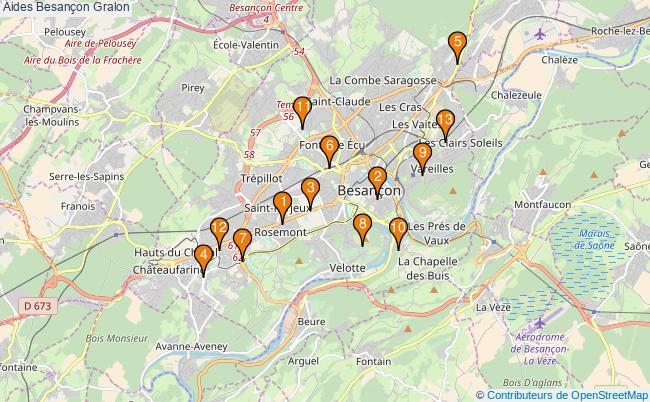plan Aides Besançon Associations aides Besançon : 18 associations