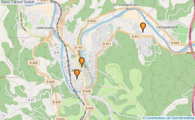 plan Aides Cahors Associations aides Cahors : 3 associations