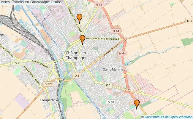 plan Aides Châlons-en-Champagne Associations aides Châlons-en-Champagne : 4 associations