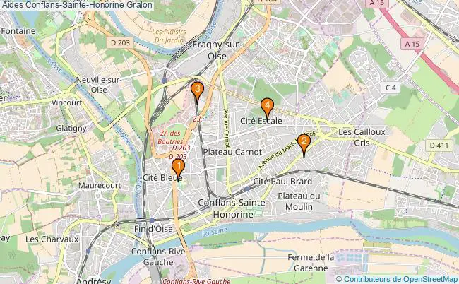 plan Aides Conflans-Sainte-Honorine Associations aides Conflans-Sainte-Honorine : 5 associations