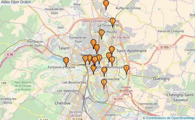 plan Aides Dijon Associations aides Dijon : 22 associations