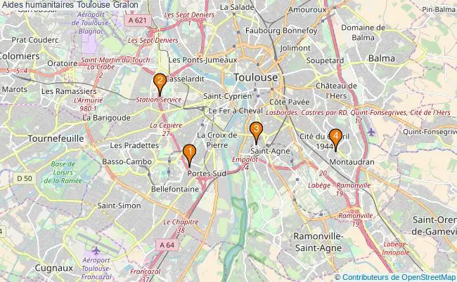 plan Aides humanitaires Toulouse Associations aides humanitaires Toulouse : 4 associations
