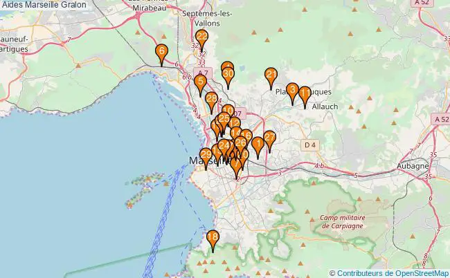 plan Aides Marseille Associations aides Marseille : 164 associations