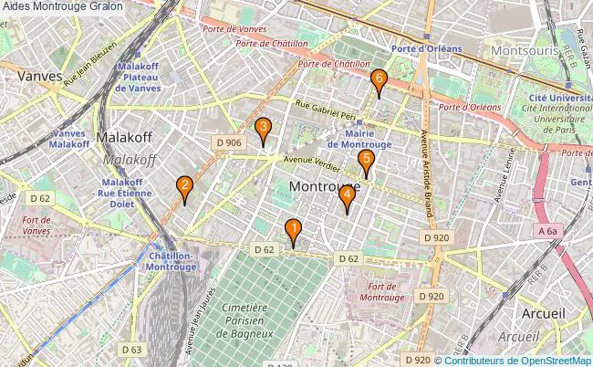 plan Aides Montrouge Associations aides Montrouge : 6 associations