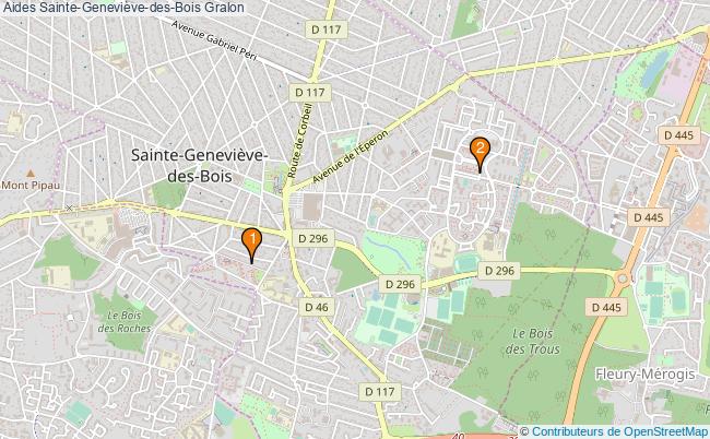 plan Aides Sainte-Geneviève-des-Bois Associations aides Sainte-Geneviève-des-Bois : 6 associations