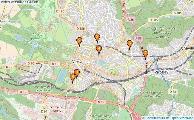 plan Aides Versailles Associations aides Versailles : 9 associations