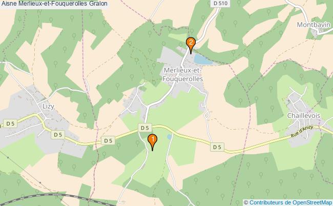 plan Aisne Merlieux-et-Fouquerolles Associations Aisne Merlieux-et-Fouquerolles : 2 associations