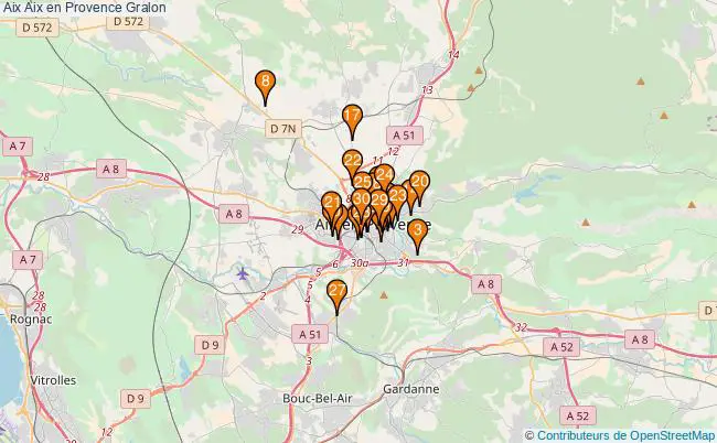 plan Aix Aix en Provence Associations Aix Aix en Provence : 361 associations