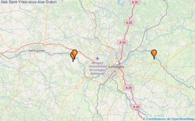 plan Aixe Saint-Yrieix-sous-Aixe Associations aixe Saint-Yrieix-sous-Aixe : 3 associations
