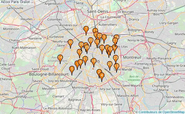 plan Alcool Paris Associations alcool Paris : 47 associations