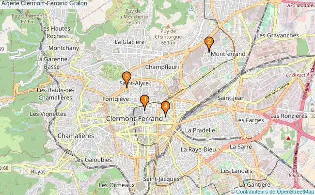 plan Algérie Clermont-Ferrand Associations Algérie Clermont-Ferrand : 5 associations