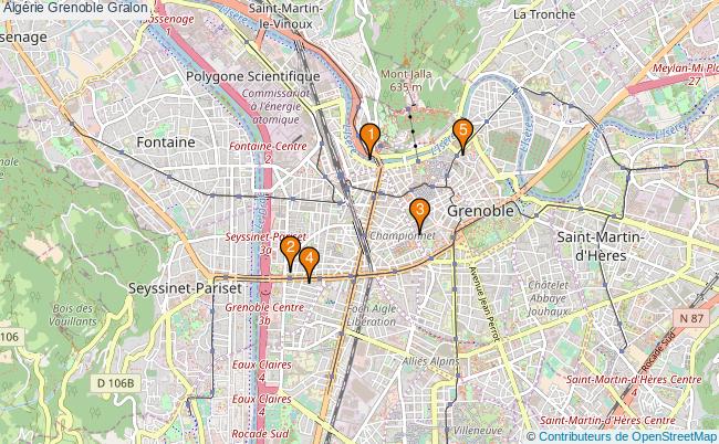 plan Algérie Grenoble Associations Algérie Grenoble : 6 associations
