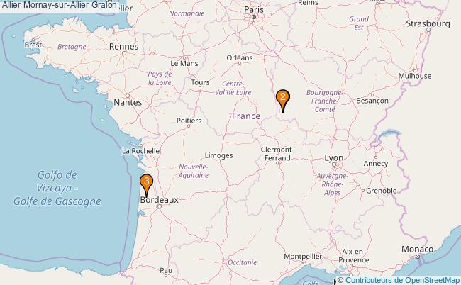 plan Allier Mornay-sur-Allier Associations Allier Mornay-sur-Allier : 3 associations