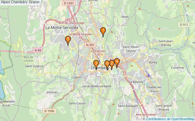 plan Alpes Chambéry Associations Alpes Chambéry : 10 associations