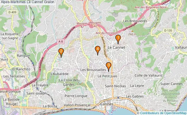 plan Alpes-Maritimes Le Cannet Associations Alpes-Maritimes Le Cannet : 5 associations