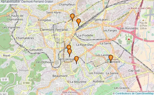 plan Alphabétisation Clermont-Ferrand Associations alphabétisation Clermont-Ferrand : 5 associations