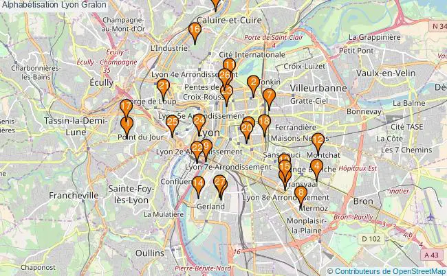 plan Alphabétisation Lyon Associations alphabétisation Lyon : 33 associations
