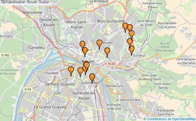 plan Alphabétisation Rouen Associations alphabétisation Rouen : 16 associations