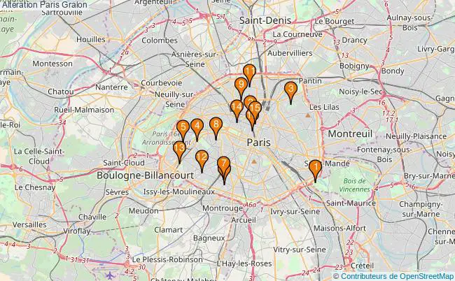 plan Altération Paris Associations Altération Paris : 15 associations