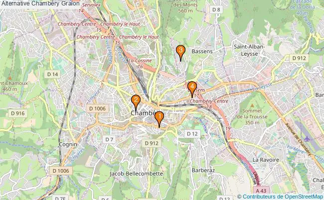 plan Alternative Chambéry Associations alternative Chambéry : 4 associations
