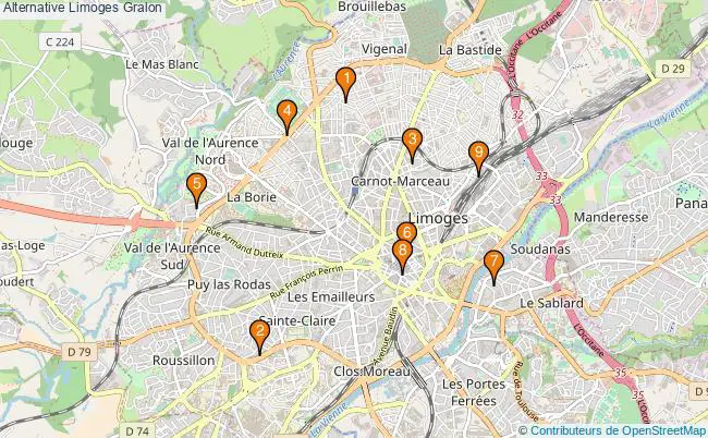 plan Alternative Limoges Associations alternative Limoges : 10 associations