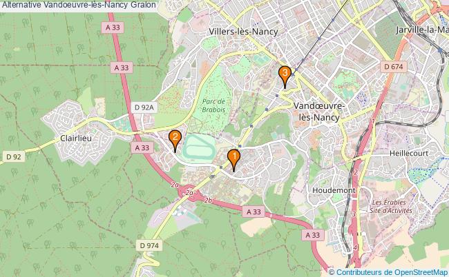 plan Alternative Vandoeuvre-lès-Nancy Associations alternative Vandoeuvre-lès-Nancy : 3 associations