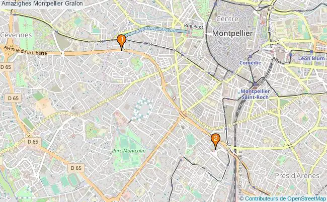 plan Amazighes Montpellier Associations amazighes Montpellier : 3 associations