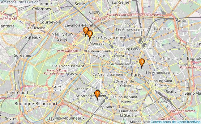 plan Amazone Paris Associations amazone Paris : 4 associations