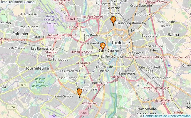 plan âme Toulouse Associations âme Toulouse : 3 associations