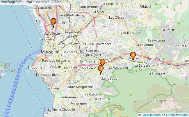 plan Aménagement urbain Marseille Associations aménagement urbain Marseille : 5 associations