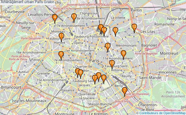 plan Aménagement urbain Paris Associations aménagement urbain Paris : 22 associations