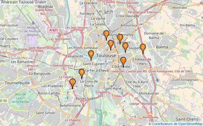 plan Américain Toulouse Associations américain Toulouse : 11 associations