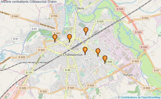 plan Anciens combattants Châteauroux Associations anciens combattants Châteauroux : 6 associations