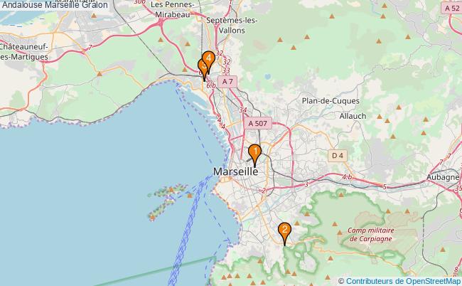 plan Andalouse Marseille Associations Andalouse Marseille : 4 associations