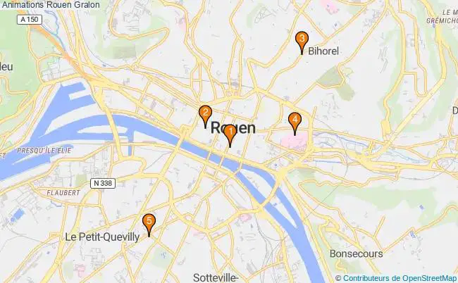 plan Animations Rouen Associations Animations Rouen : 5 associations