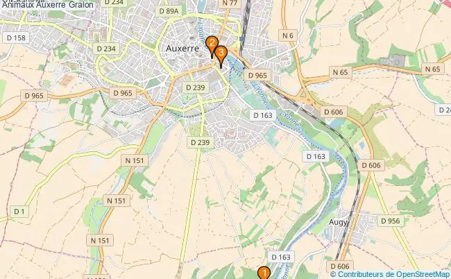 plan Animaux Auxerre Associations animaux Auxerre : 6 associations