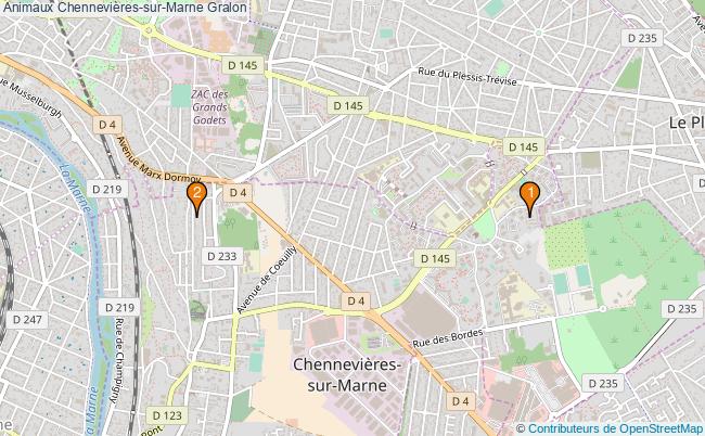 plan Animaux Chennevières-sur-Marne Associations animaux Chennevières-sur-Marne : 6 associations