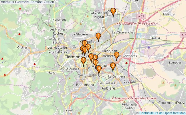 plan Animaux Clermont-Ferrand Associations animaux Clermont-Ferrand : 16 associations