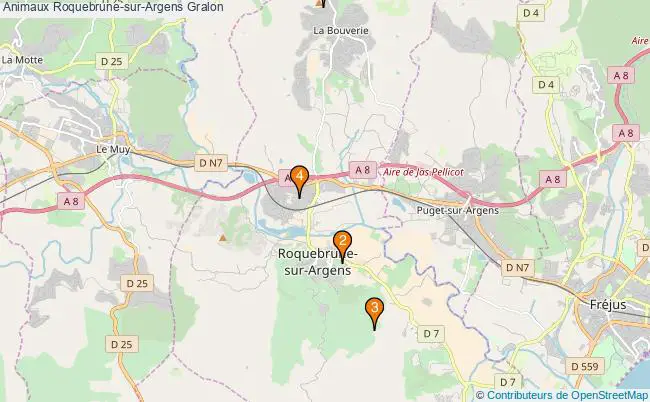 plan Animaux Roquebrune-sur-Argens Associations animaux Roquebrune-sur-Argens : 7 associations